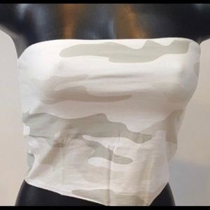 Pink Victoria secret tube top (camo)